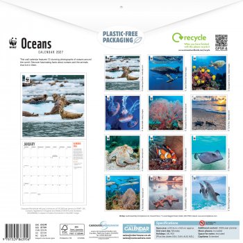 WWF Oceans 2027 Wall Calendar