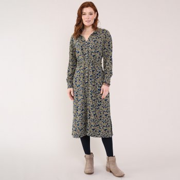 Nomads Shirt Dress - Khaki