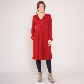 Nomads Gathered Yoke Dress - Apple
