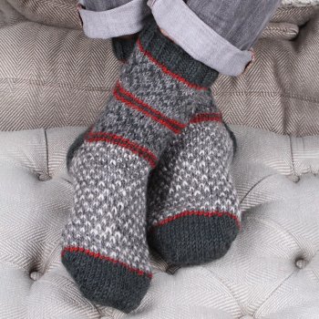 Tromso Sofa Socks - Graphite