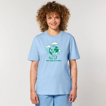 Frank & Faith World Peace T-Shirt - Sky Blue