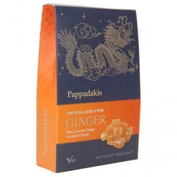 Pappadakis Crystallised Stem Ginger - 150g