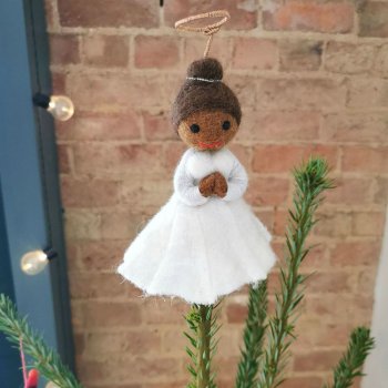 Felt Christmas Angel Tree Topper Decoration