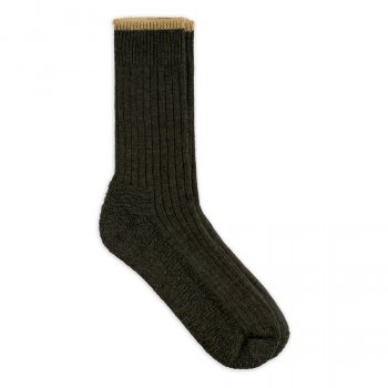 Pennine Wool Socks - Moss
