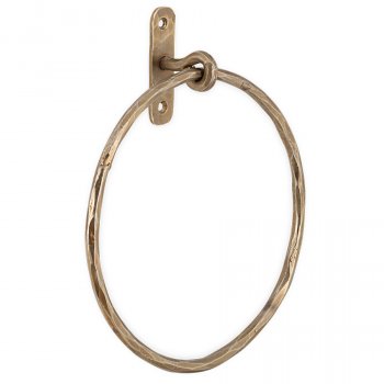 Olani Towel Ring - Antique Brass