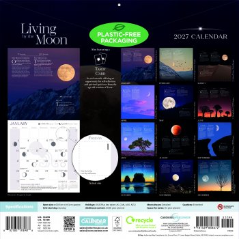 Living By The Moon 2027 Wall Calendar