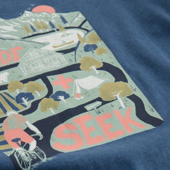 White Stuff Abersoch Ride & Seek Graphic T-Shirt