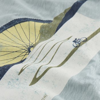 White Stuff Abersoch Bike Sun Fairtrade Graphic T-Shirt