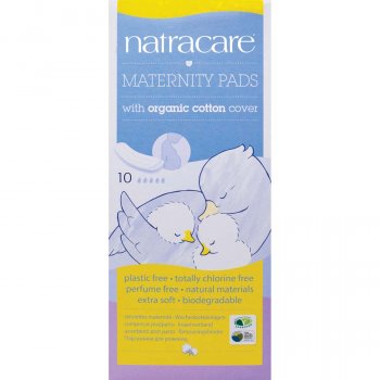 Natracare Organic Cotton New Mother Maternity Pads - 10