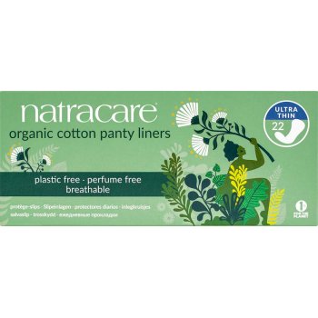 Natracare Organic Cotton Panty Liners - Ultra Thin - Pack of 22