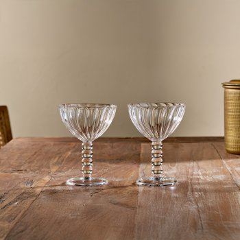 Santosa Champagne Glasses - Set of 2