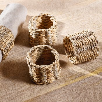 Aarushu Napkin Rings - Set of 4