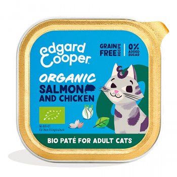 Edgard & Cooper Salmon and Chicken Pate for Adult Cats - 85g
