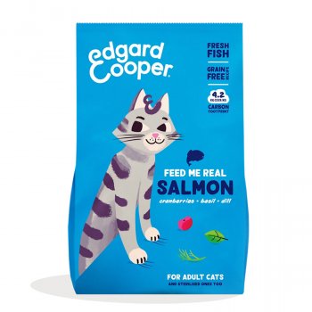 Edgard and Cooper Dry Salmon Cat Food for Adult Cats - 750g