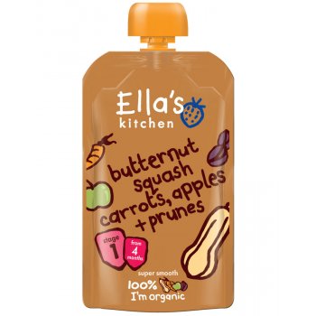 Ellas Kitchen Butternut Squash, Carrot, Apples & Prunes