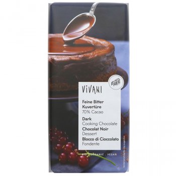 Vivani Dark Cooking Chocolate - 150g