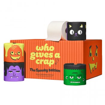 Who Gives a Crap The Spooky Halloween Limited Edition Extra Soft Bamboo Toilet Tissue - 24 Rolls