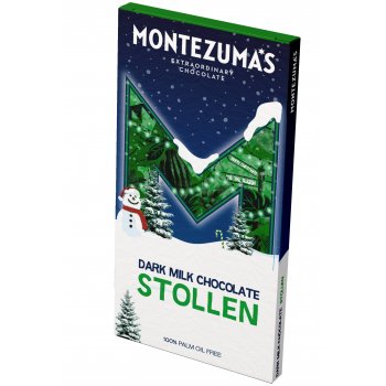 Montezumas Stollen Dark Milk Chocolate Bar - 90g