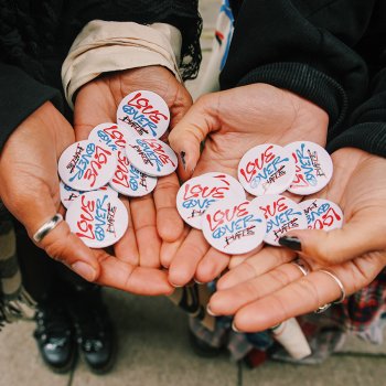 Amnesty x Nova Twins Pin Badge
