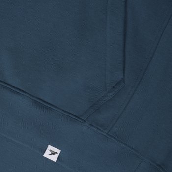 Birling Quarter Zip Hoodie - Majolica Blue