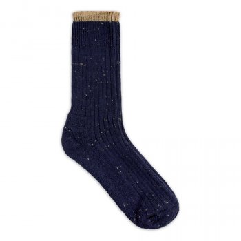Pennine Wool Sock - Navy