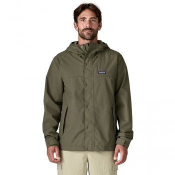 Patagonia Mens Outdoor Everyday Rain Jacket - Basin Green