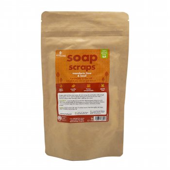 ecoLiving Hand & Body Soap Scraps - Lime, Basil & Mandarin - 120g