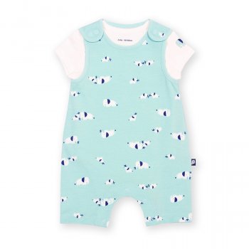 Kite Ele Time Dungaree Set