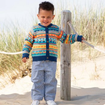 Kite Kaleidoscope Coastal Cardi