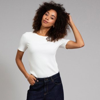 Kite Portesham Ribbed T-Shirt Off-White