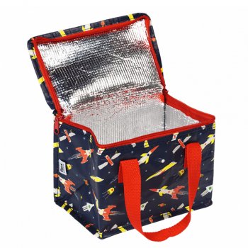 Recycled Lunch Bag - Space Age Rocket