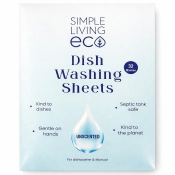 Simple Living Eco Dishwasher Sheets - 32 Washes