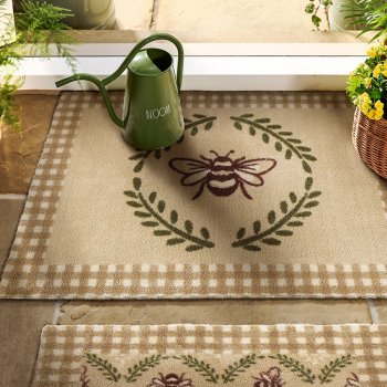 Bumblebee Conservation Trust Beige Beehive Doormat - 65x85cm