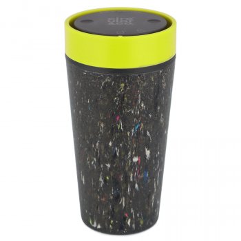 Circular & Co Recycled Trainer Reusable Coffee Cup - Lime Green - 12oz