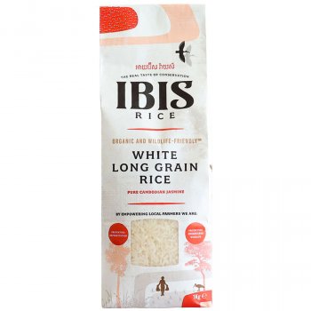 IBIS Organic Long Grain White Jasmine Rice - 1kg