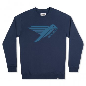 Womens Omie Logo Sweatshirt - Navy