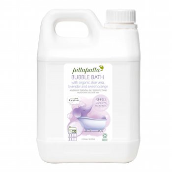Pittapatta Organic Bubble Bath Refill - Aloe Vera, Lavender & Sweet Orange - 2.5L