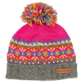 Iona Roll Back Beanie - Pink