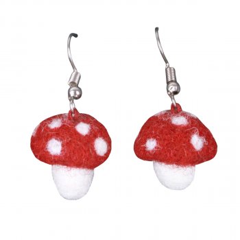 Toadstool Earrings