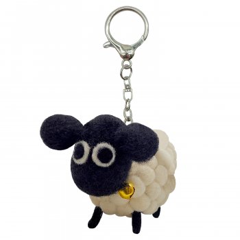 Tessa the White Lamb Bag Charm