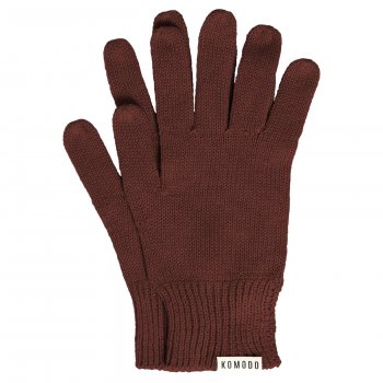 Komodo Mens City Gloves - Chocolate