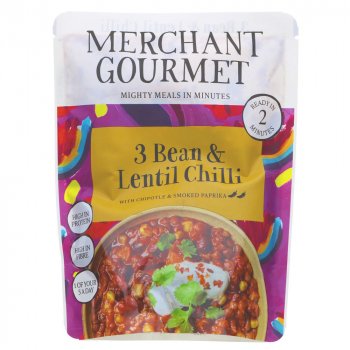 Merchant Gourmet 3 Bean & Lentil Chilli - 280g