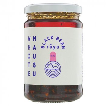 White Mausu Black Bean Rayu - 240g