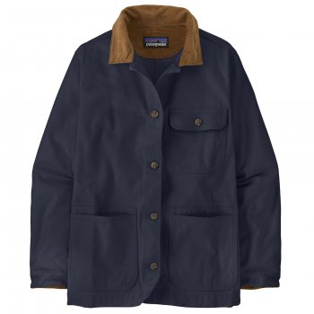 Patagonia Womens Point Reyes Canvas Coat - Sunken Blue