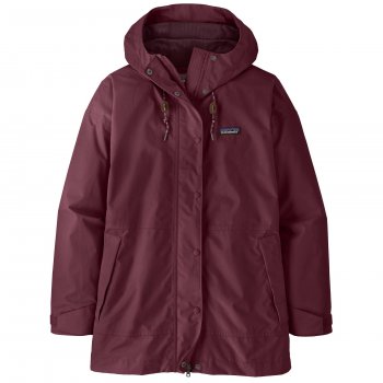 Patagonia Womens Outdoor Everyday Rain Jacket - Berry Fig