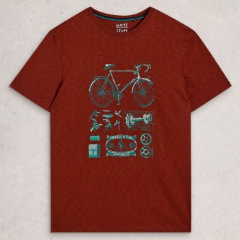 White Stuff Abersoch Graphic Tee - Red