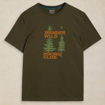 White Stuff Abersoch Graphic Tee - Green