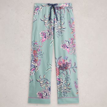 White Stuff Nina Organic PJ Bottoms - Blue