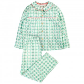 Frugi Hayley Magic Nights Traditional PJs - Moss
