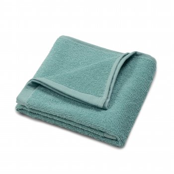 Bari Organic Guest Towel - Aqua Haze